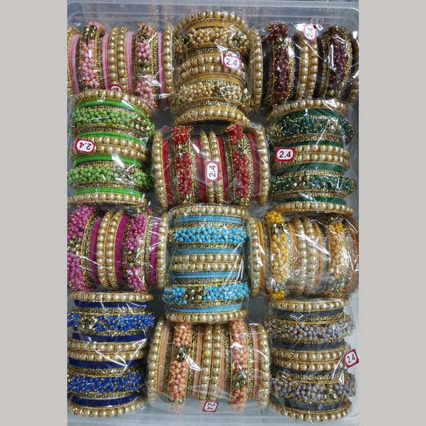 Pratima Jewellery Mart Gold Plated Bangle Set