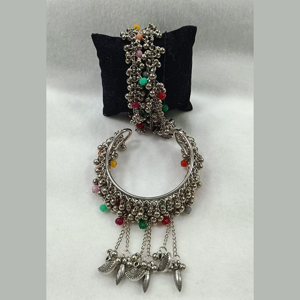 Pratima Jewellery Mart Oxidised Navratri Special Bracelet