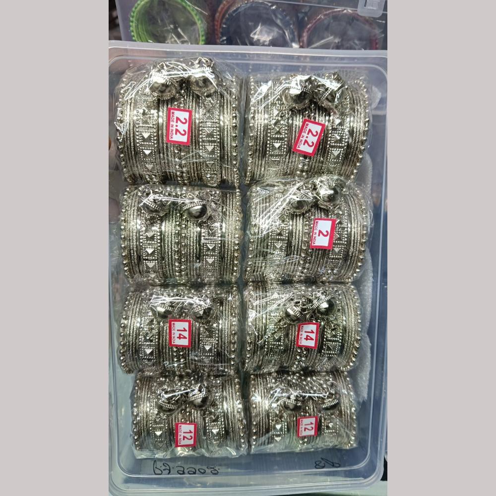 Pratima Jewellery Mart Traditional Bangle Set In Mixed Sizes (Small Size)