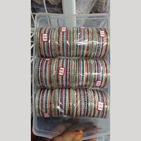 Pratima Jewellery Mart Statement Metal Bangles Set for Women