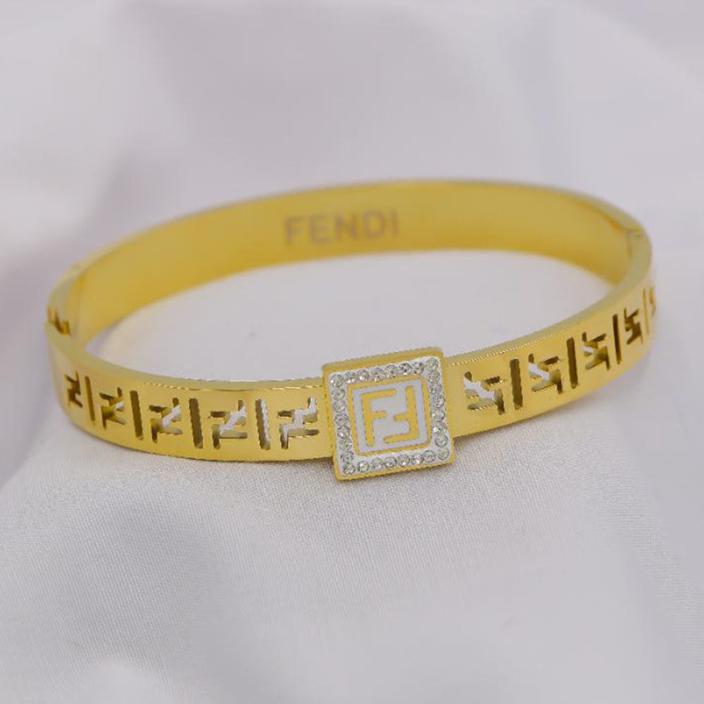 Mahavir Stylish Austrian Stone Openable Bracelet for Daily & Party Wear (Pack of 6) 