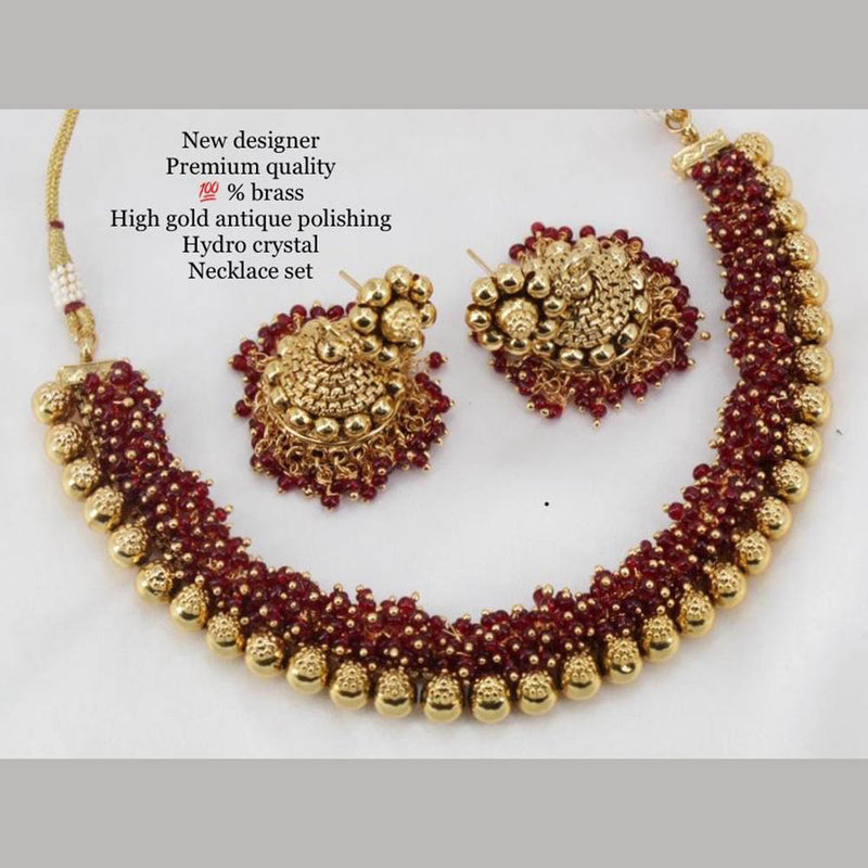 Manisha Jewellery Gold Plated Necklace Set