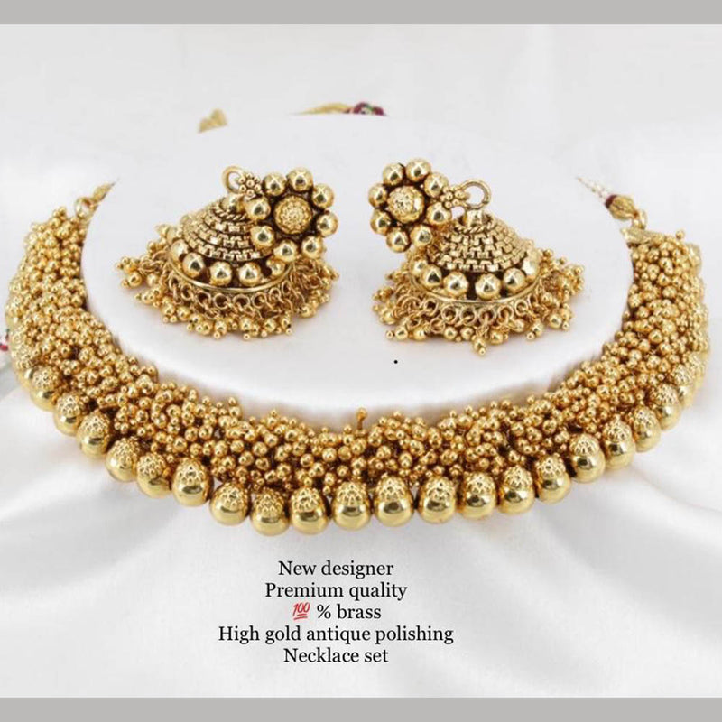 Manisha Jewellery Gold Plated Necklace Set