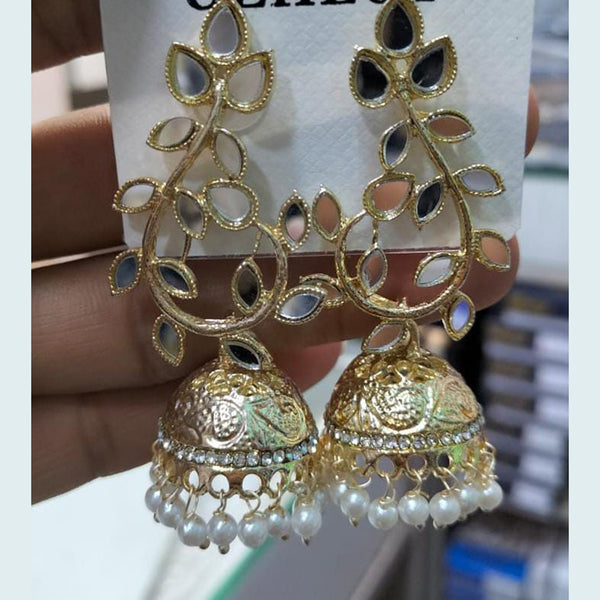 Manisha Jewellery Gold Plated Jhumki Earrings