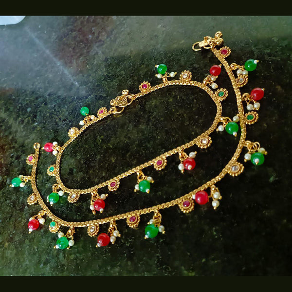 Manisha Jewellery Gold Plated Payal