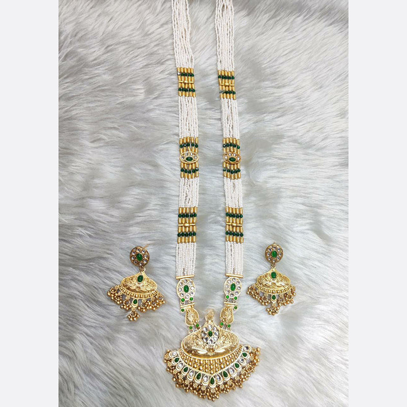 Manisha Jewellery Gold Plated Long Necklace Set