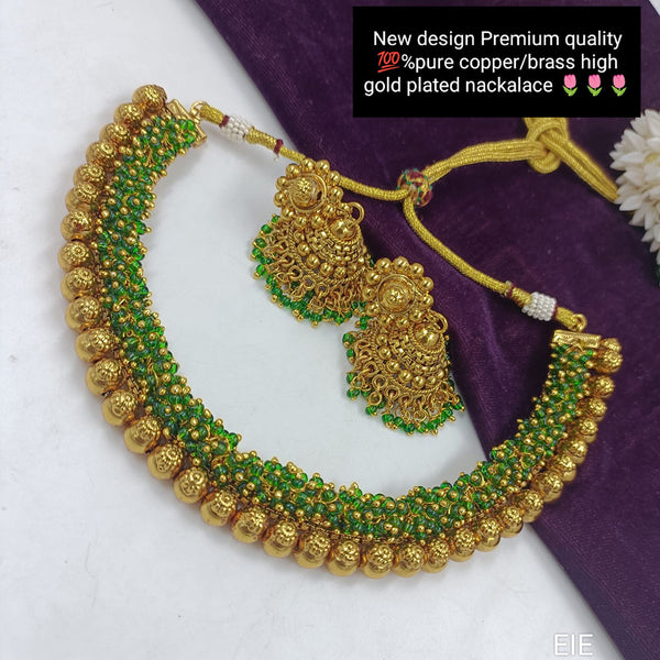 Manisha Jewellery Gold Plated Necklace Set