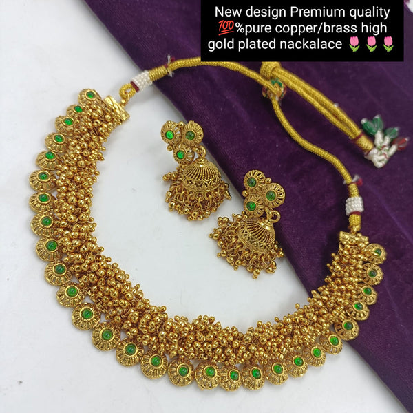 Manisha Jewellery Gold Plated Necklace Set