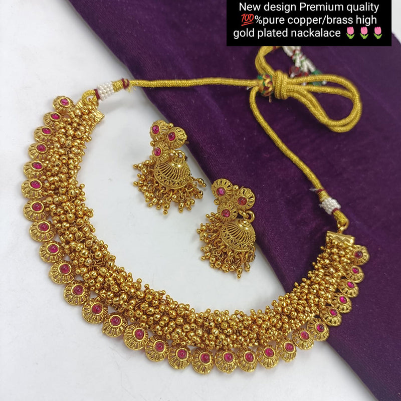 Manisha Jewellery Gold Plated Necklace Set