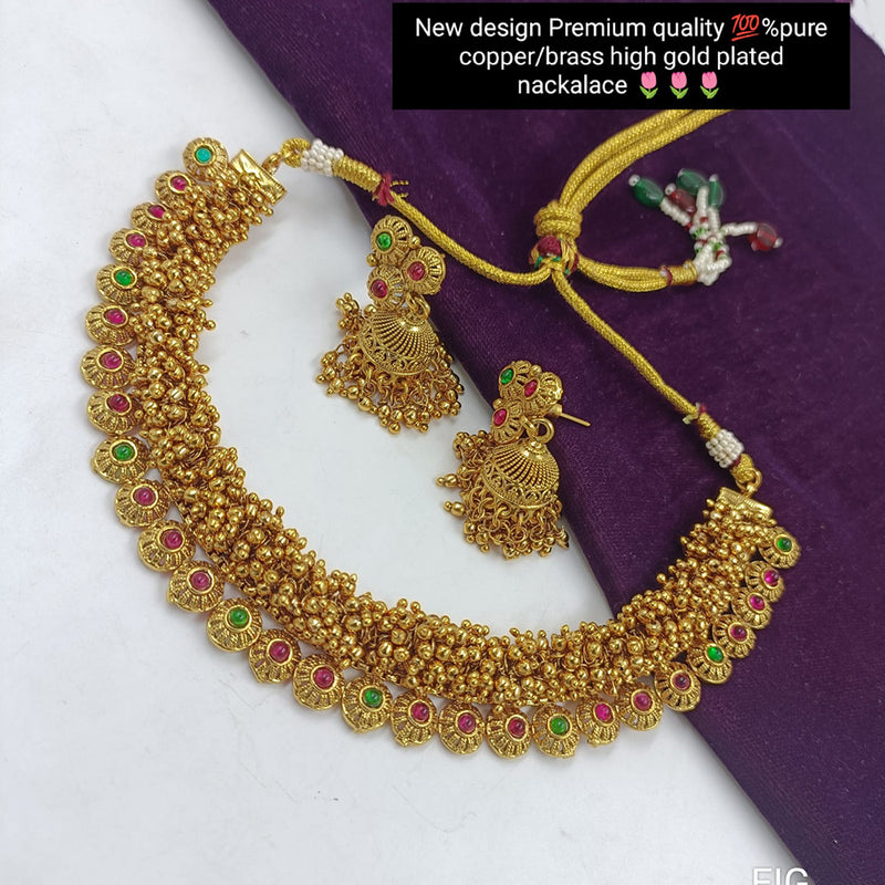 Manisha Jewellery Gold Plated Necklace Set