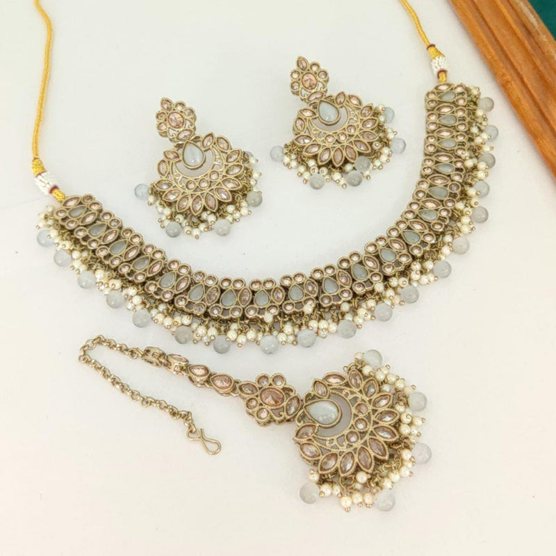 Manisha Jewellery Gold Plated  Necklace Set