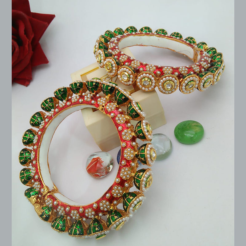 Manisha Jewellery Gold Plated Bangles Set