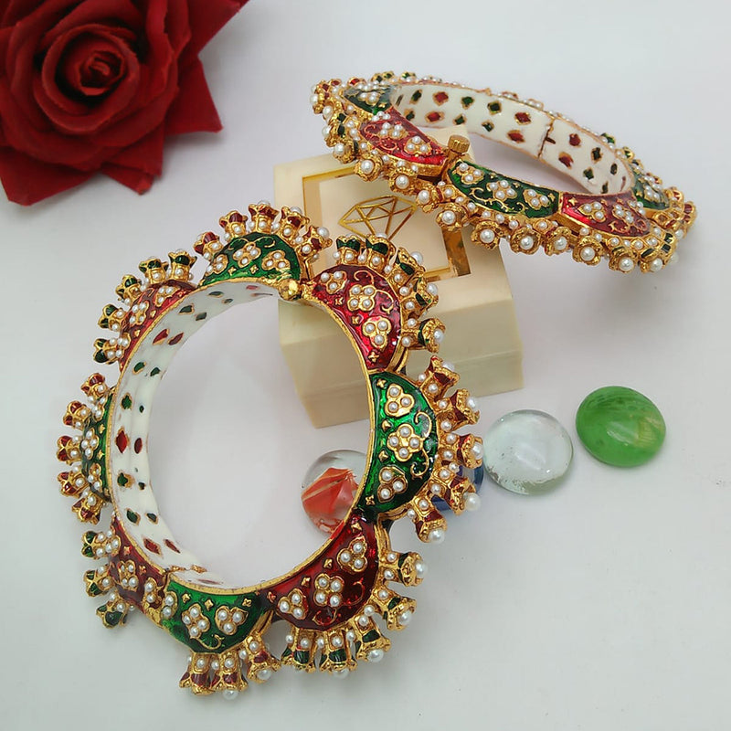 Manisha Jewellery Gold Plated Bangles Set