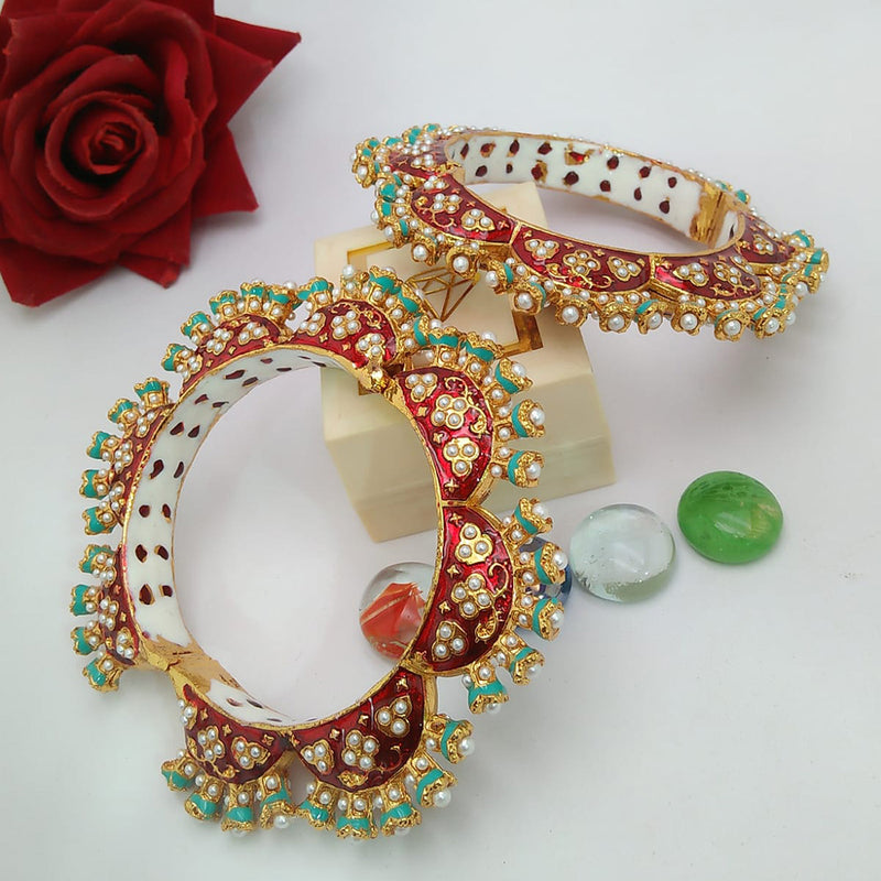 Manisha Jewellery Gold Plated Bangles Set