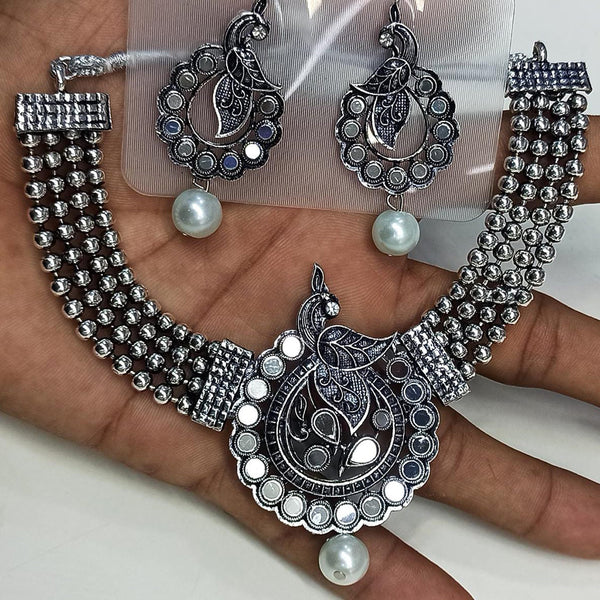 Manisha Jewellery Oxidised Necklace Set