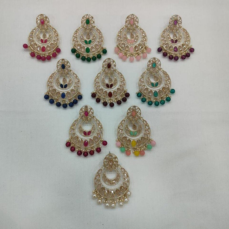 Ladies Gold Ear Tops at Rs 36000/pair | Gold Earrings in Jaipur | ID:  23521330548