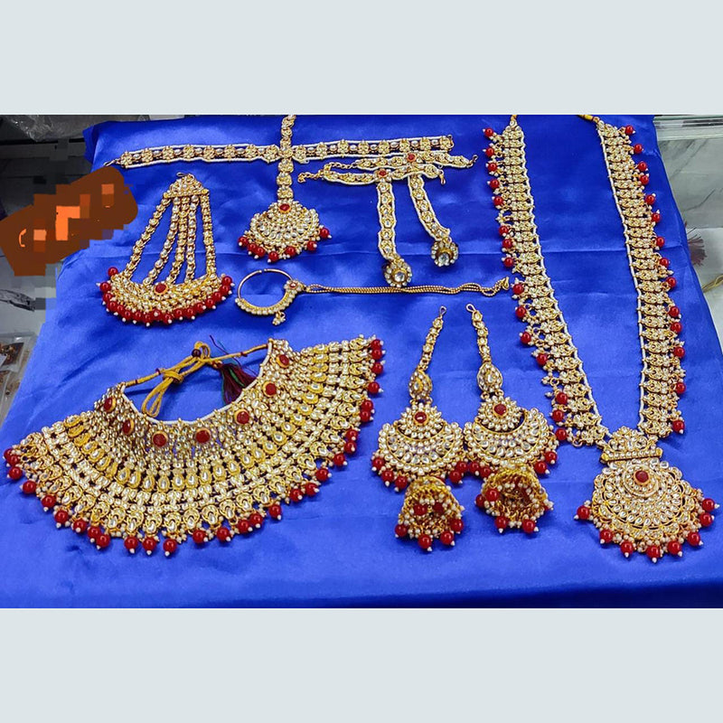 Manisha Jewellery Gold Plated Bridal Set