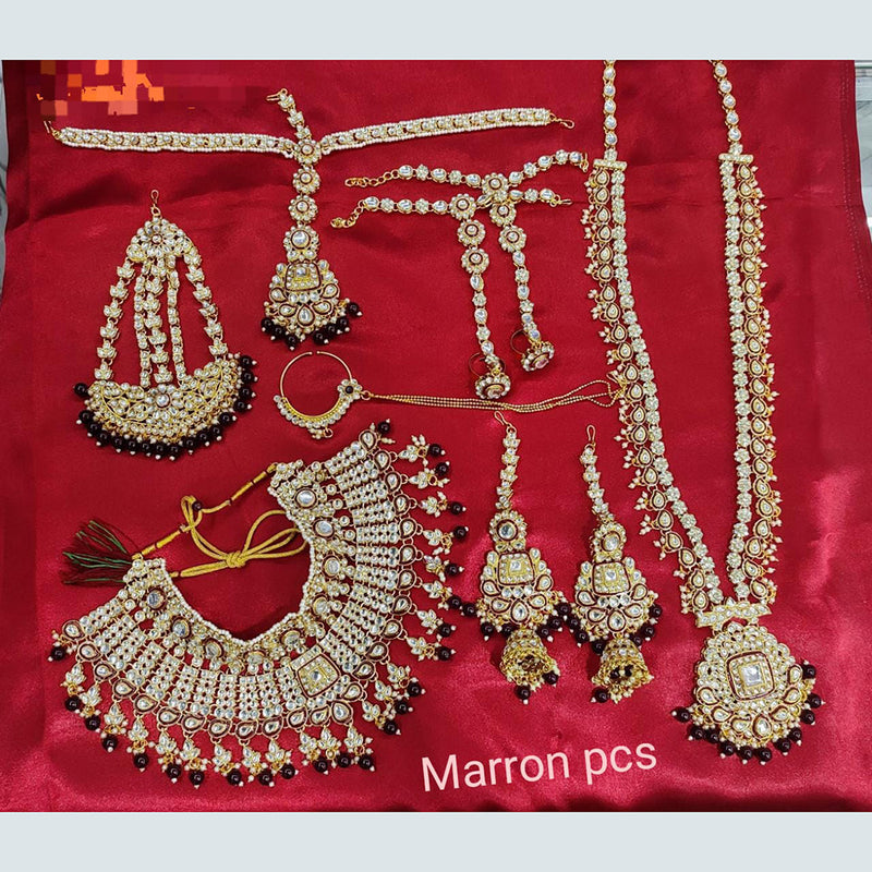 Manisha Jewellery Gold Plated Bridal Set