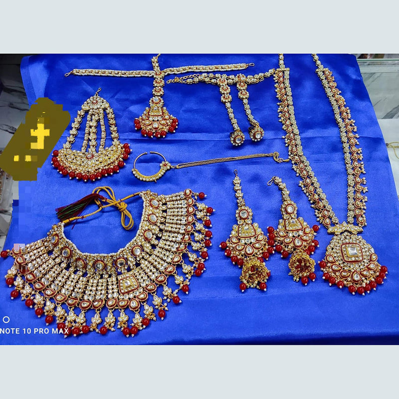 Manisha Jewellery Gold Plated Bridal Set