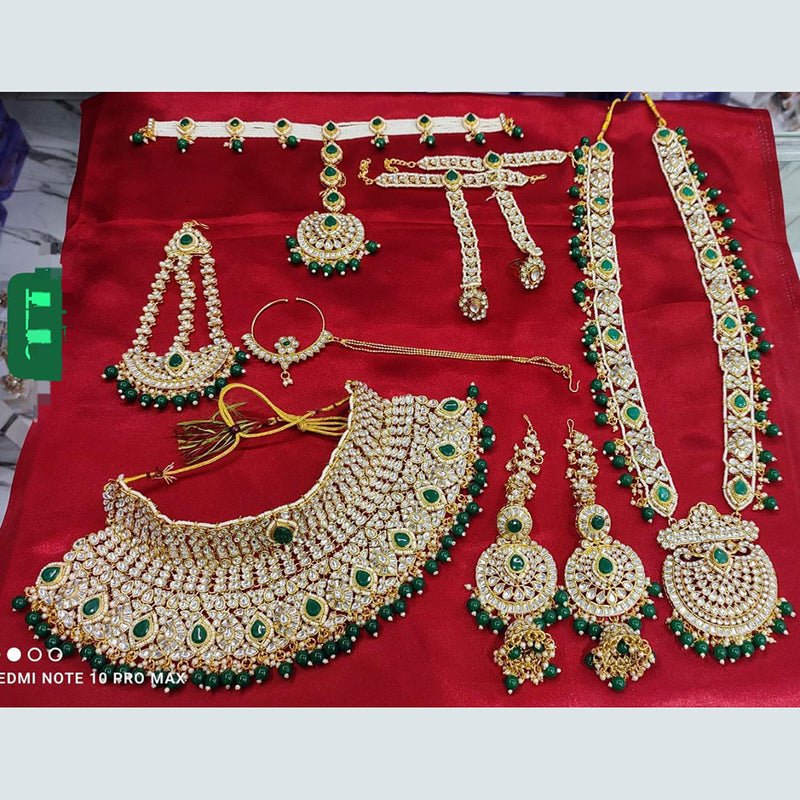 Manisha Jewellery Gold Plated Bridal Set