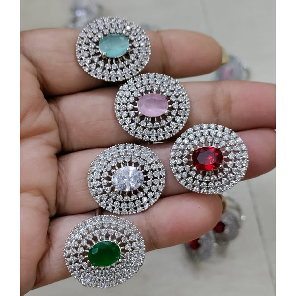 Manisha Jewellery Silver Plated Rings