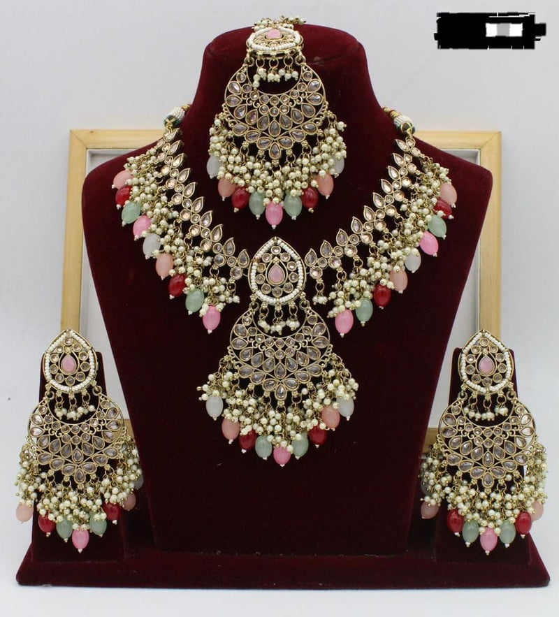 Manisha Jewellery Gold Plated Necklace Set