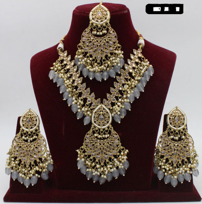 Manisha Jewellery Gold Plated Necklace Set