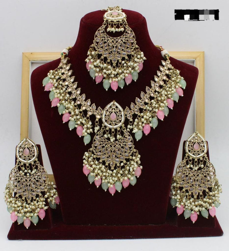 Manisha Jewellery Gold Plated Necklace Set