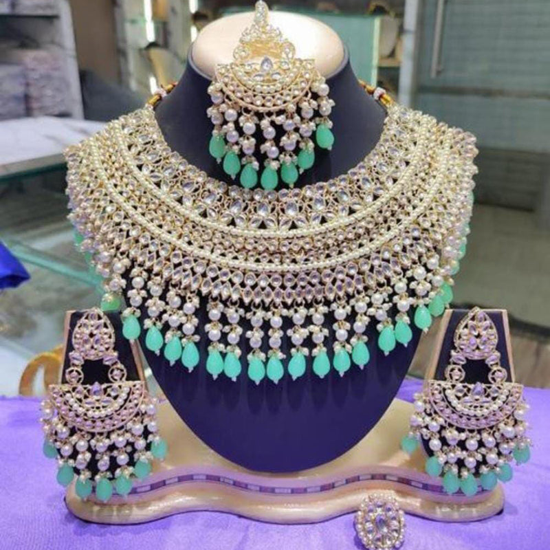 Manisha Jewellery Gold Plated Necklace Set