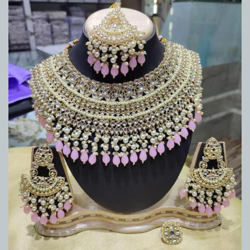 Manisha Jewellery Gold Plated Necklace Set