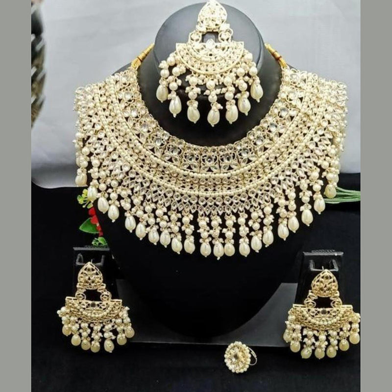 Manisha Jewellery Gold Plated Necklace Set