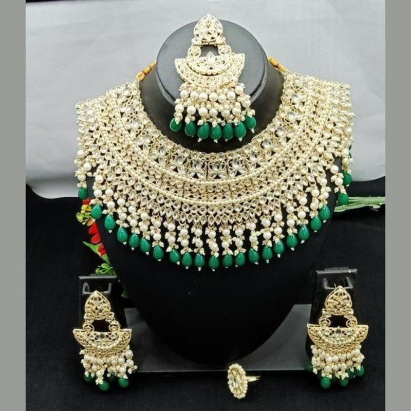 Manisha Jewellery Gold Plated Necklace Set