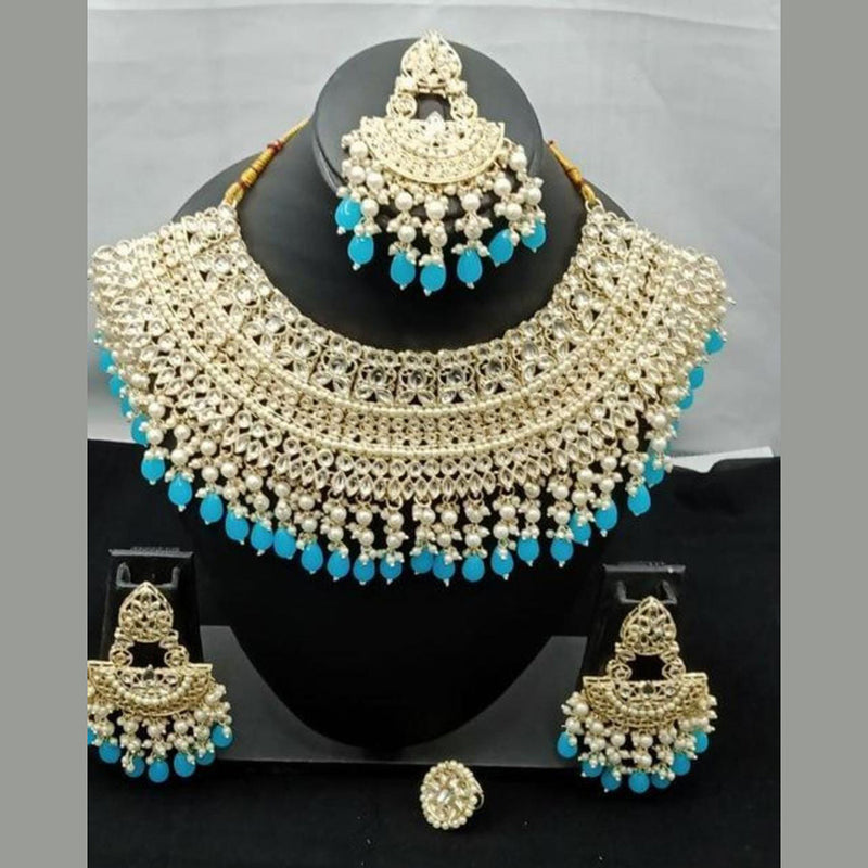 Manisha Jewellery Gold Plated Necklace Set