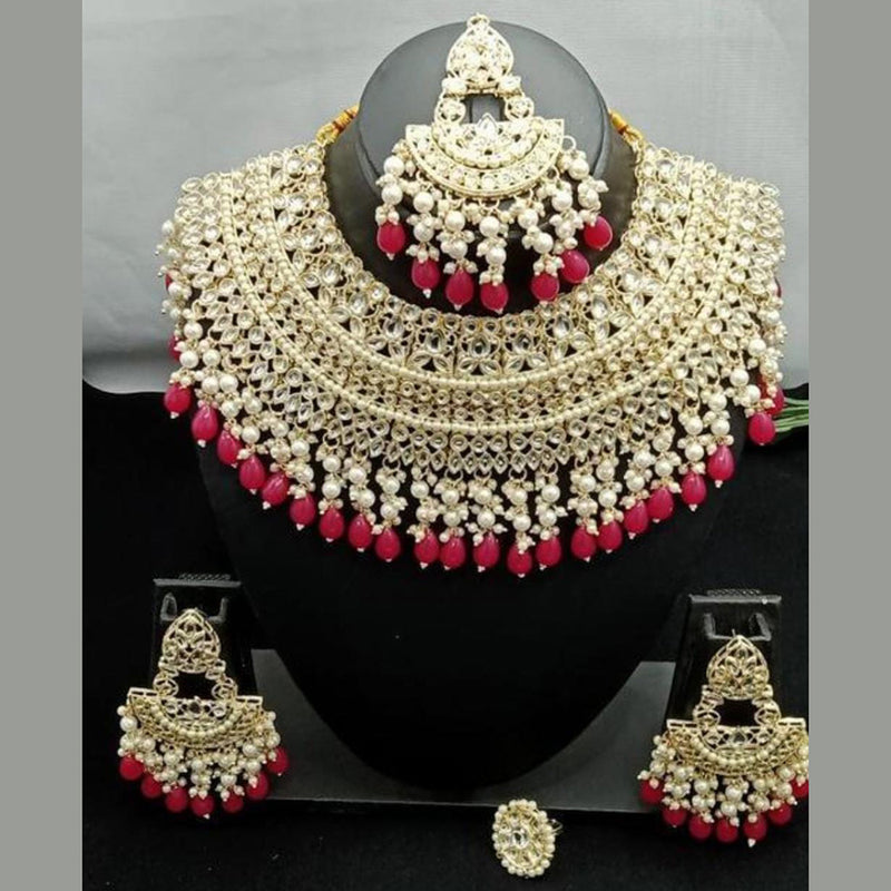 Manisha Jewellery Gold Plated Necklace Set