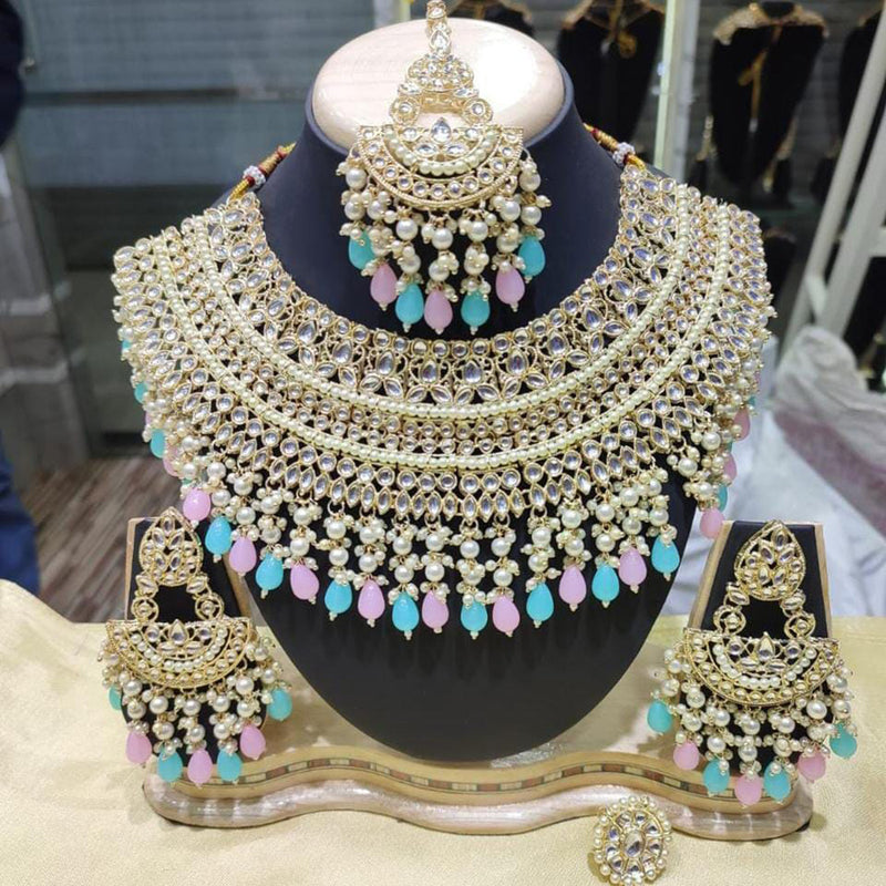 Manisha Jewellery Gold Plated Necklace Set