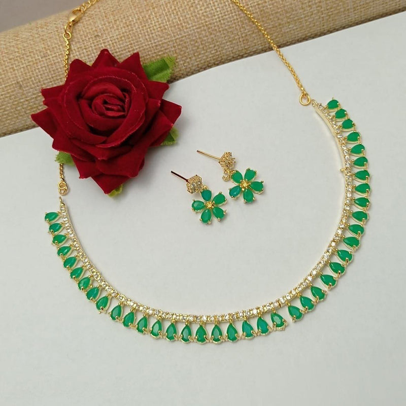 Manisha Jewellery Gold Plated Necklace Set