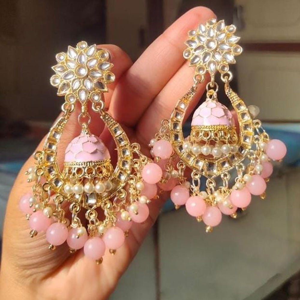 Manisha Jewellery Gold Plated Jhumki Earrings