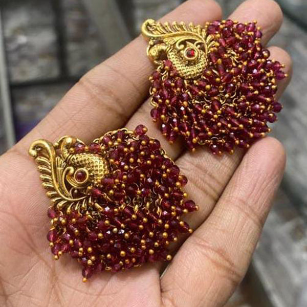 Manisha Jewellery Gold Plated Dangler Earrings