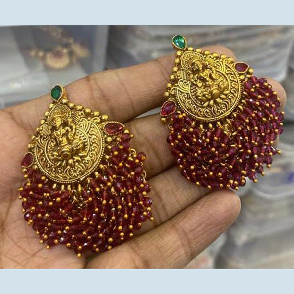 Manisha Jewellery Gold Plated Dangler Earrings