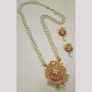 Manisha Jewellery Gold Plated Pearl Long Necklace Set