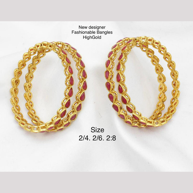 Manisha Jewellery Gold Plated Bangle Set