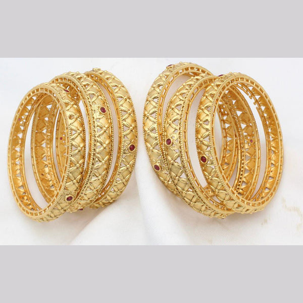 Manisha Jewellery Gold Plated Bangle Set