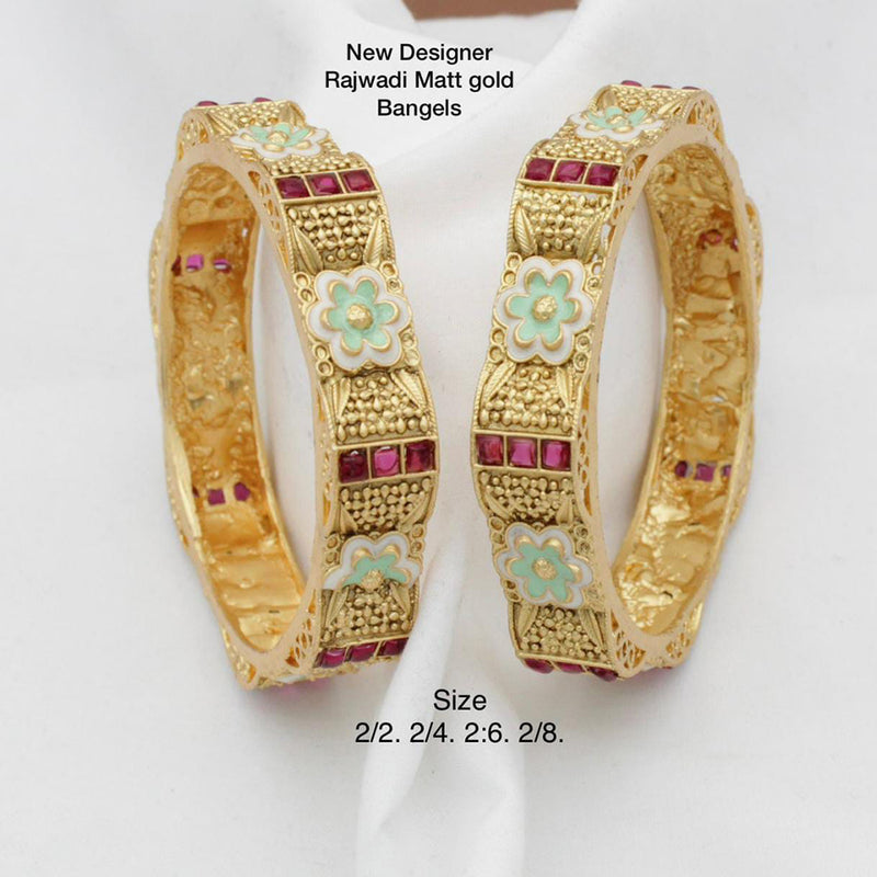 Manisha Jewellery Gold Plated Bangle Set