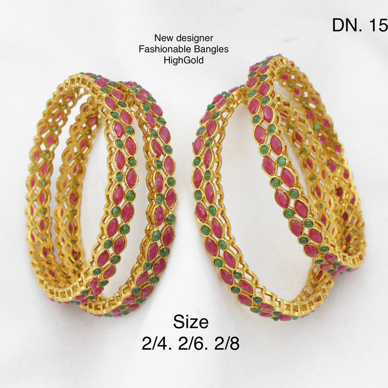 Manisha Jewellery Gold Plated Bangle Set