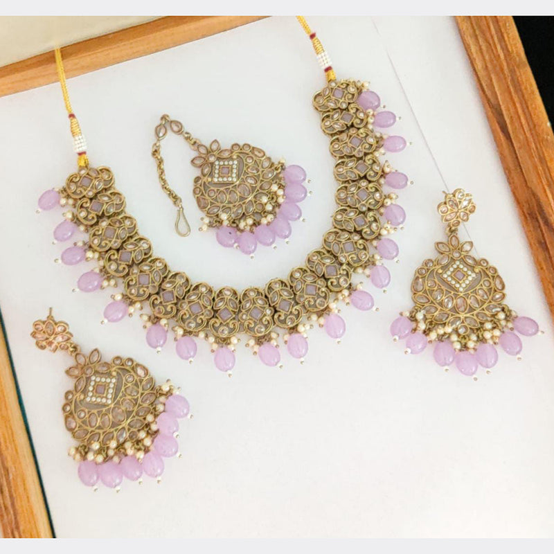 Manisha Jewellery Gold Plated Necklace Set