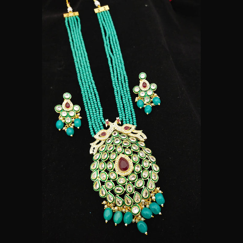 Manisha Jewellery Gold Plated Long Necklace Set