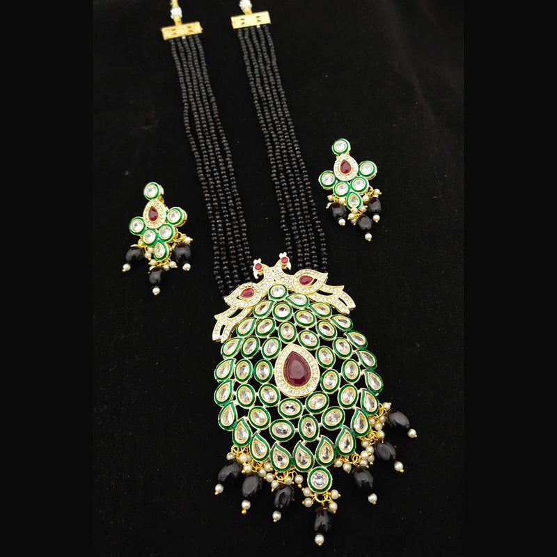 Manisha Jewellery Gold Plated Long Necklace Set