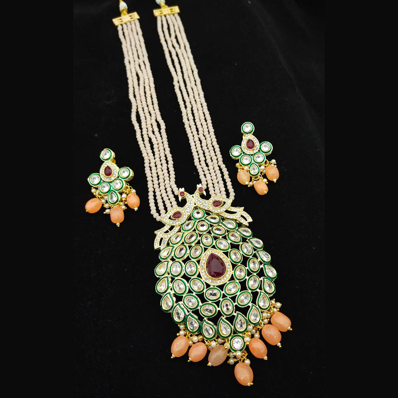 Manisha Jewellery Gold Plated Long Necklace Set