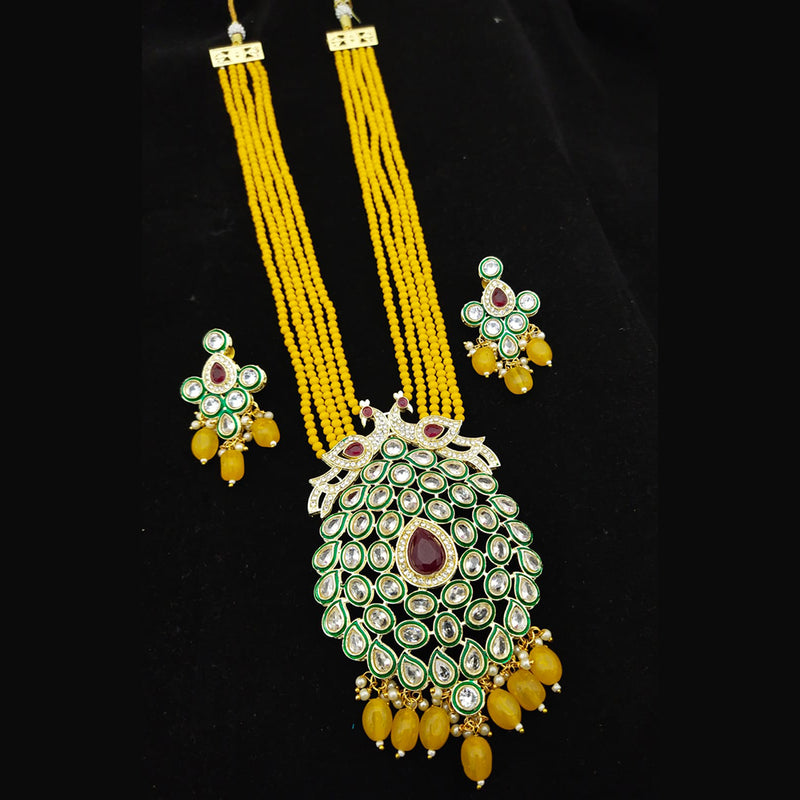 Manisha Jewellery Gold Plated Long Necklace Set