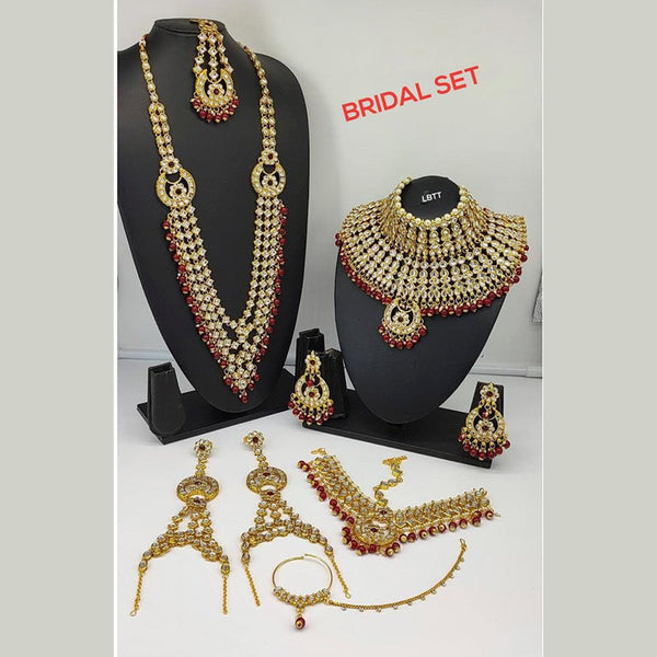 Manisha Jewellery Gold Plated Bridal Necklace Set